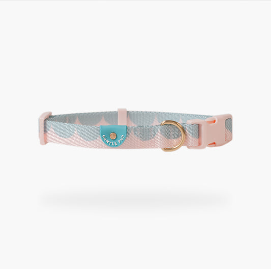 Gentle Pup x Ohpopdog Basic Collar - Cotton Candy Drip
