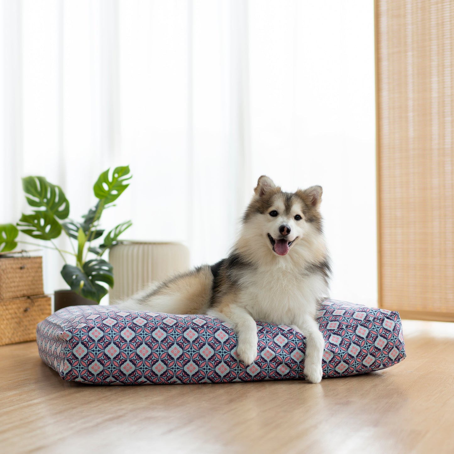 Pillow Bed - Bunga Peach