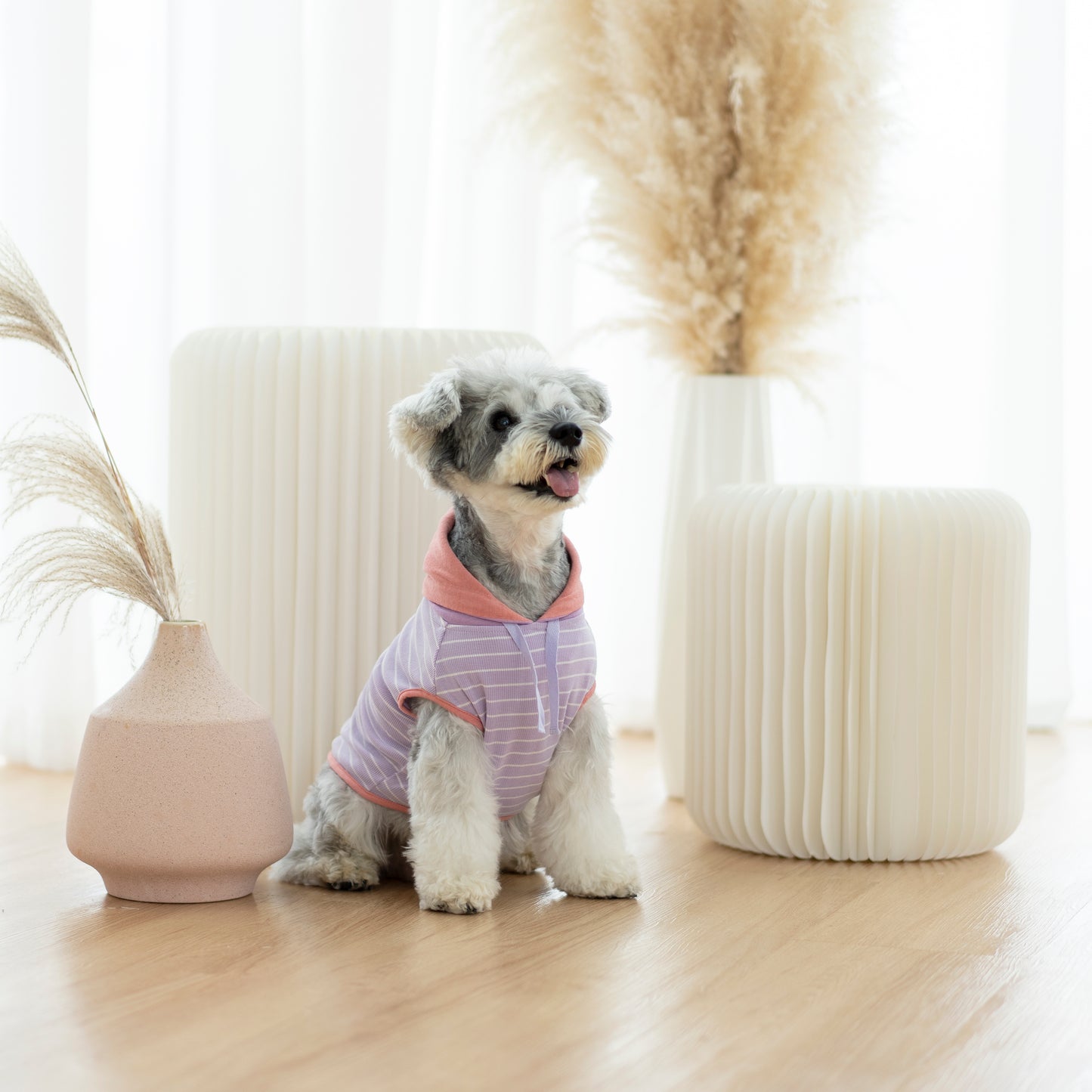 Soufflé Hoodie - Lavender Striped