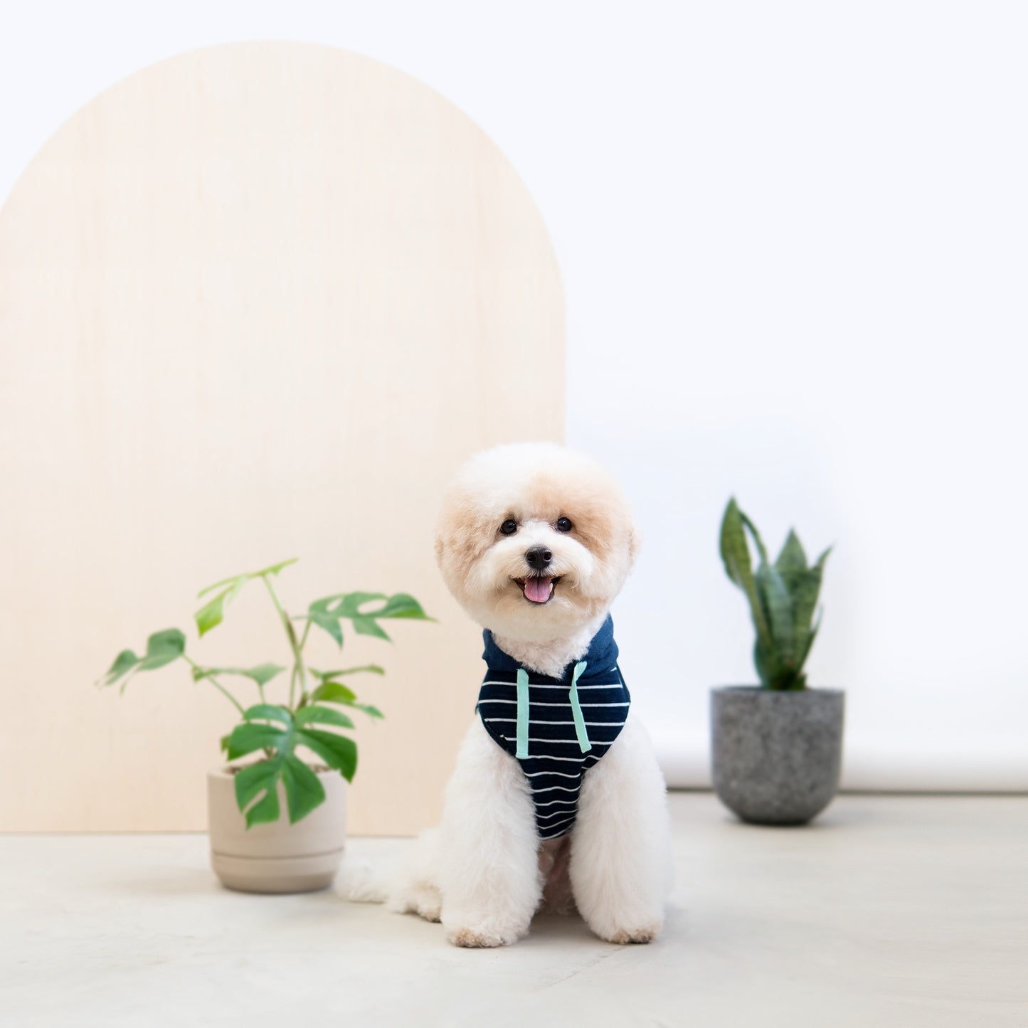 Snug-in Navy Striped Hoodie - Tshirt - opdsg