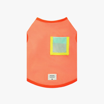 Cooling Basics+ Raglan - Tangerine Fizz