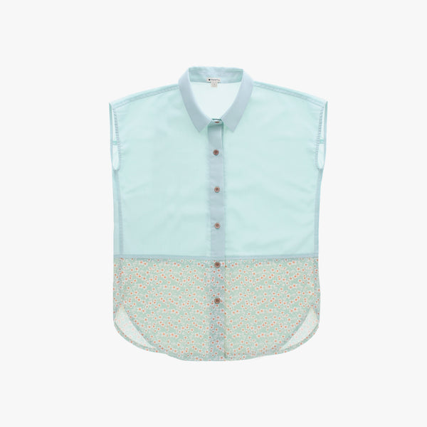 Mint Floral Shirt - Human - opdsg