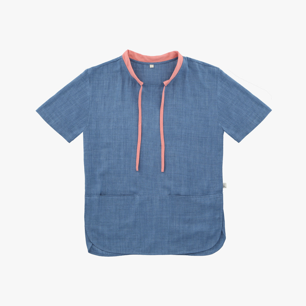 Blue Linen Shirt - Human - opdsg