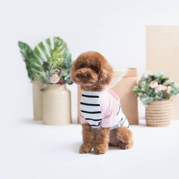 Pink Striped Raglan - Tshirt - opdsg